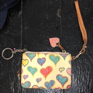Dooney & Bourke Heart Wristlet